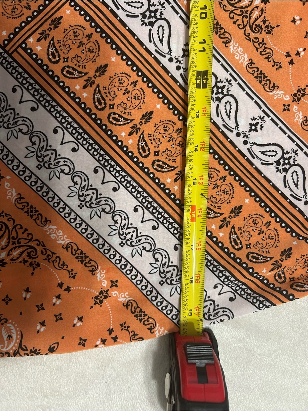 Boho Rachel Zoe paisley bandana print top - Picture 5 of 7